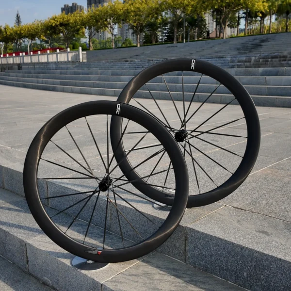Roues carbone CSC gravel 1150g — Hub D08 céramique, tubeless, 35/40/50mm