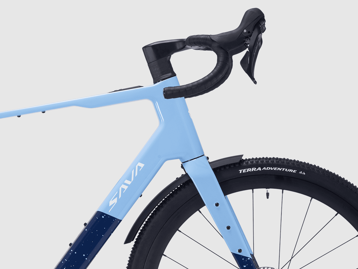 SAVA Gelaro 4.0 bleu — détail 1 SAVA Gelaro 4.0 bleu — détail 1