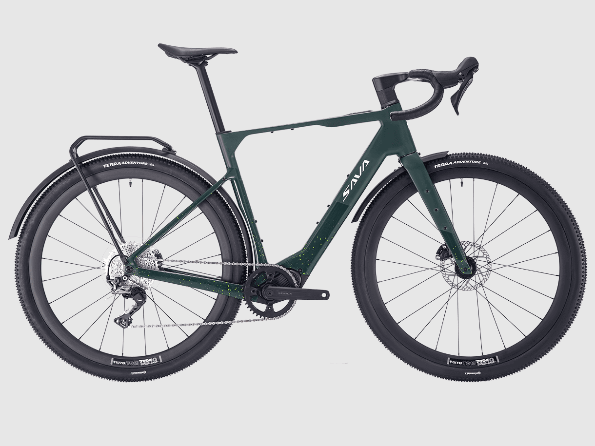 SAVA Gelaro 4.0 vert — vue de profil SAVA Gelaro 4.0 vert — vue de profil
