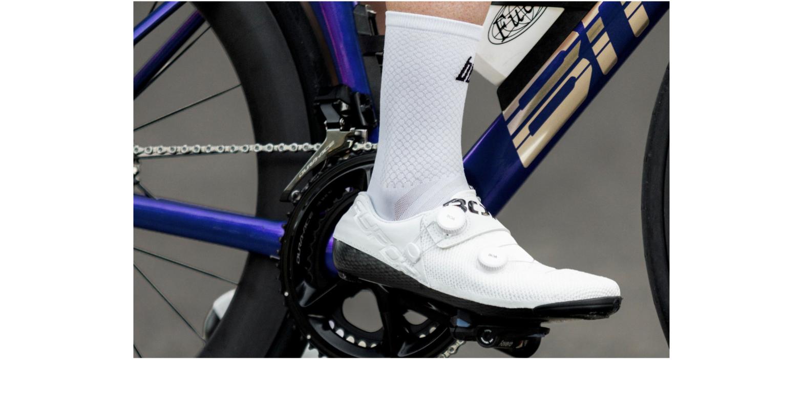 BONT Vaypor Knit pedale (en action) BONT Vaypor Knit pedale (en action)