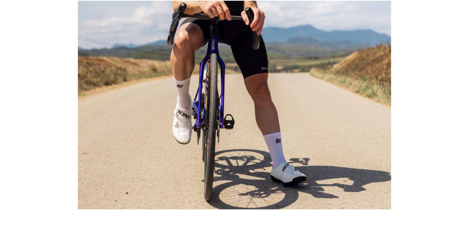 BONT Vaypor Knit route (en action) BONT Vaypor Knit route (en action)