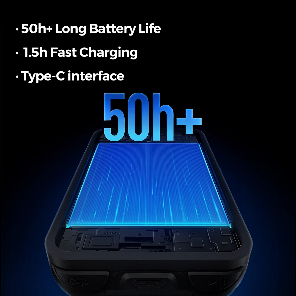 iGPSPORT iGS800 — autonomie 50 h Batterie de l'iGPSPORT iGS800 : 50 heures d'autonomie et charge rapide en 1 h 30 par port USB-C