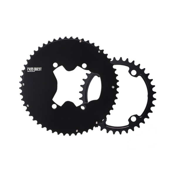 Double plateau Pass Quest Shimano R9200/R8100/R7100 intégral fermé — 11/12V