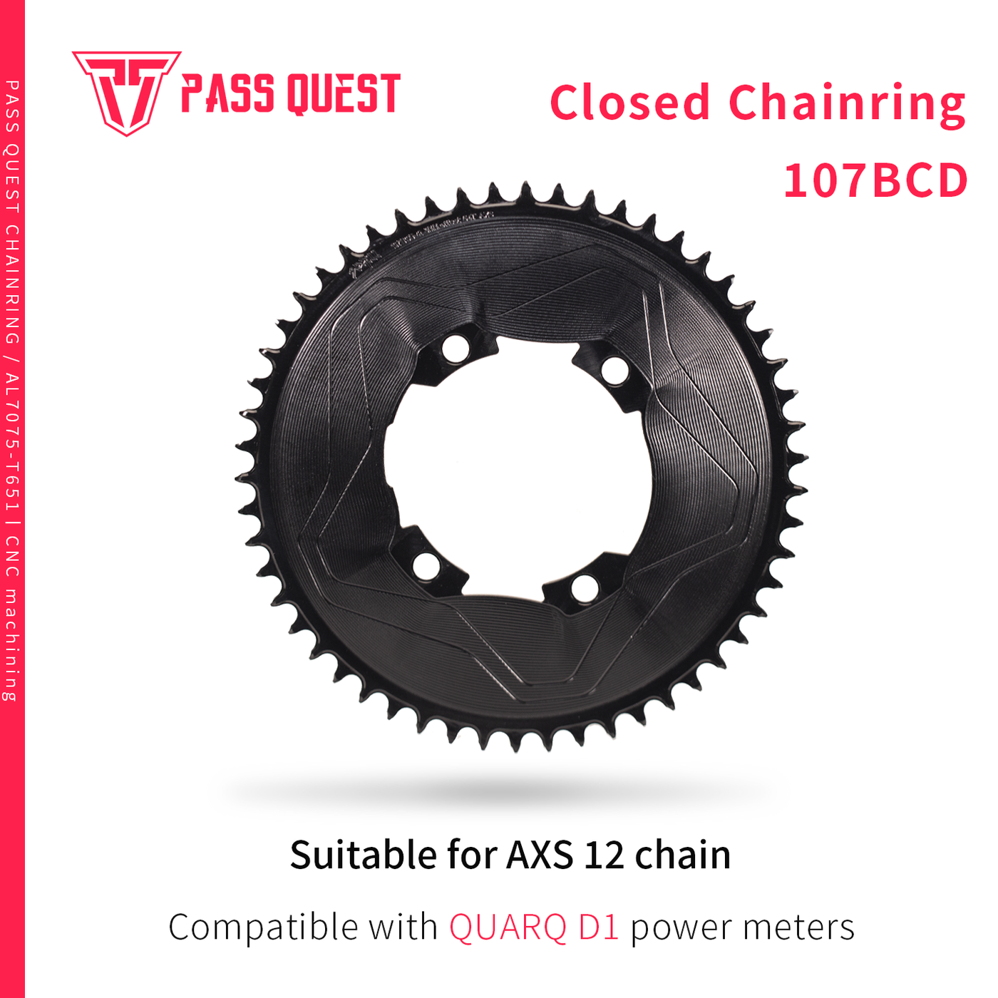 Plateau Sprill F107 BCD aéro déport 3 mm — SRAM AXS Plateau Sprill F107 BCD aéro déport 3 mm — SRAM AXS