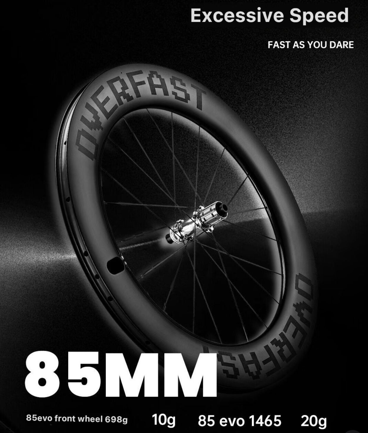 overfastaerionevo85mmwheelset.jpg Roues carbone OVERFAST Aerion EVO 85 mm CLM triathlon