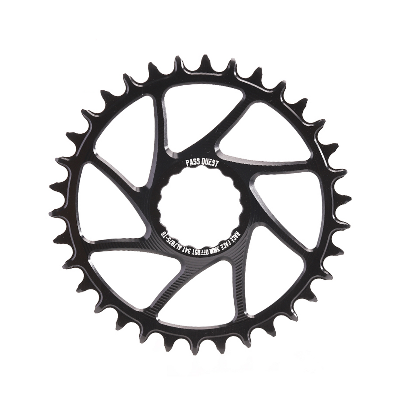 Plateau Pass Quest Race Face ajouré rond déport 3 mm — 28-48T Plateau Pass Quest Race Face ajouré rond déport 3 mm — 28-48T